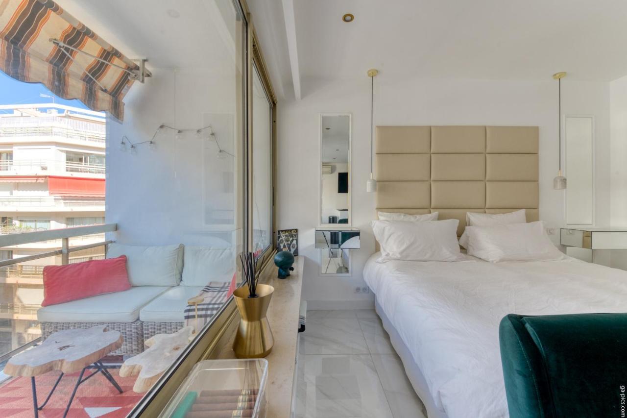 Luxury Maubourg - Vue Mer - Croisette 50M Plage - Clim - Terrasse Cannes Exterior photo